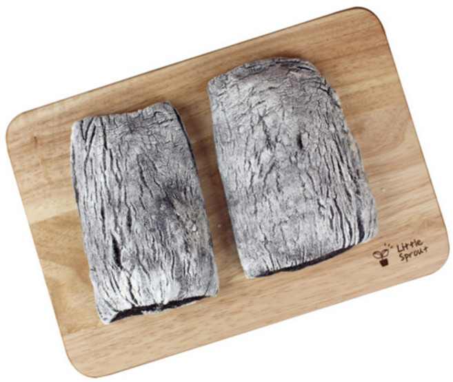 [경주제과] 무 방부제 수제생산 무설탕 우리밀 오징어먹물 치아바타, 90g, 6개