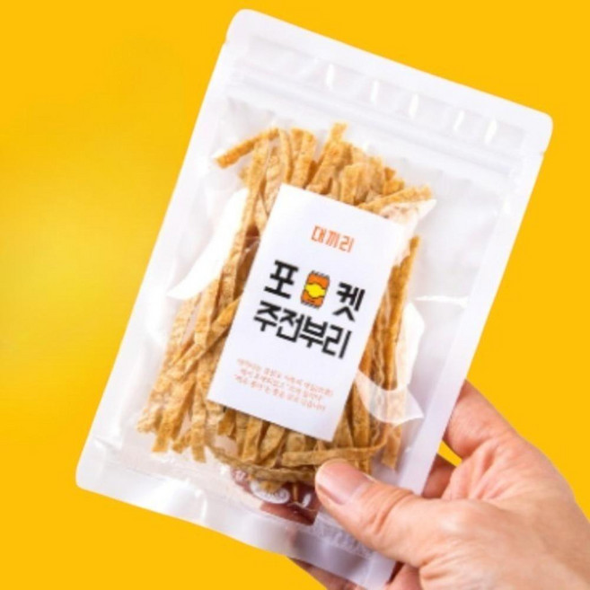 맥주안주 어포 혼술 캠핑 마른 술안주 산악회 주전부리 홈파티 체육대회 워크샵 버스대절 소포장 단체 간식 지퍼팩 포장, 1세트, 12g