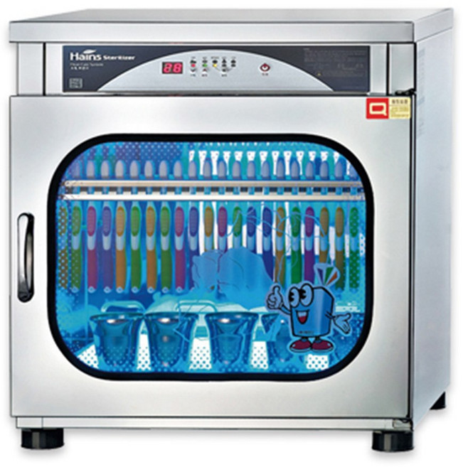 스탠드형 자외선소독기 칫솔22개 컵50개 HGS-DT920