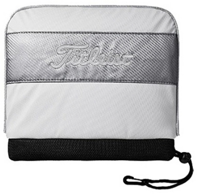 올인원 타이틀리스트 아이언 헤드 보호 통 커버 주머니, 1개, 화이트 실버