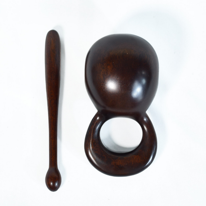 3.5치 수제 옻칠 목탁(약 10.5cm) 명상 수행용 기도용, 1개, 3.5치 옻칠 목탁(약 10.5cm)