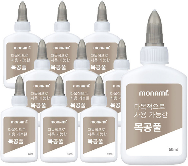 모나미 다목적 목공풀 50ml 12개입, 12개