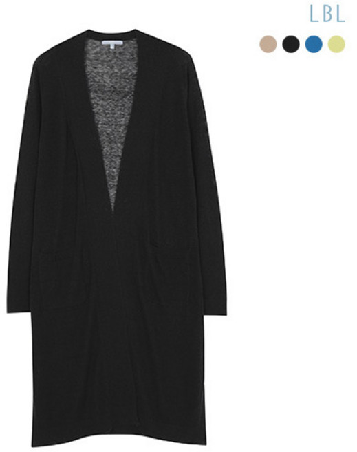 [LBL] 25SS 프렌치린넨 실크시스루 롱가디건