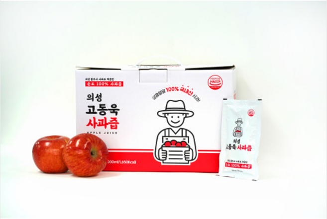 고동욱 사과즙, 1개, 100ml