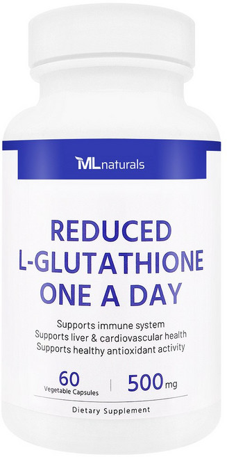 [미국빠른직구] 마이라이프 내추럴스 Reduced L-글루타치온 500 mg 원어데이 60정, 1개