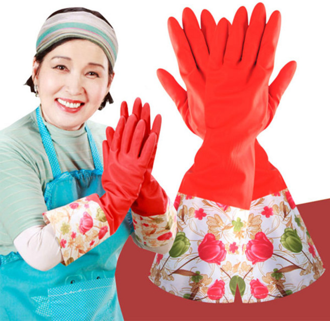 제이케이sp 기모 고무장갑 설거지 김장 주방용품 가정용 업소용, 1개