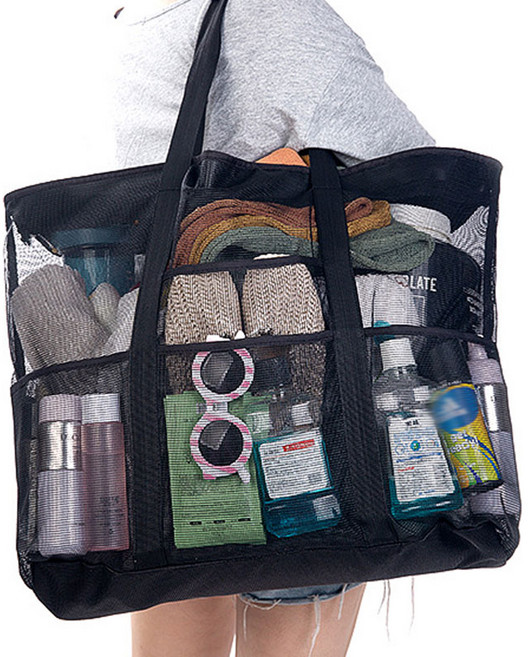 FANSDA 메쉬 물놀이 가방