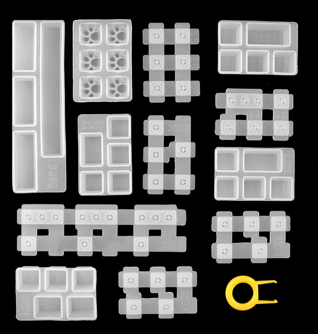 기계식 키보드 키캡 몰드 6종 세트 냥발 키캡 포함, 혼합, 1개