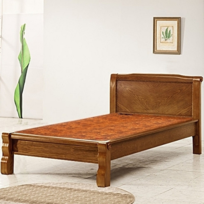 현대의료기 205S 싱글 황토숯볼 흙침대, 브라운