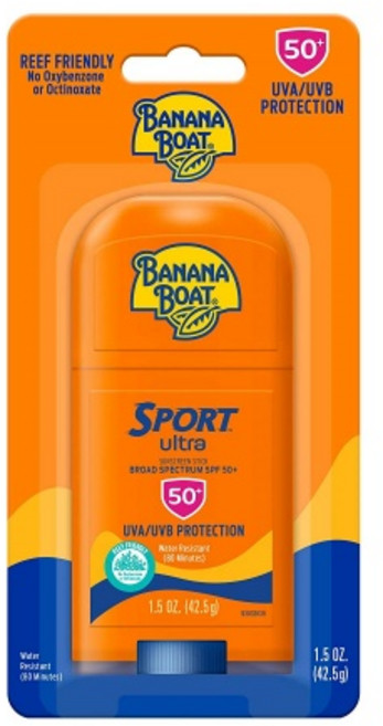 바나나보트 스포츠 울트라 리프 프렌들리 선크림 스틱 SPF 50 1.5oz.42.5g, 42.5g, 1개