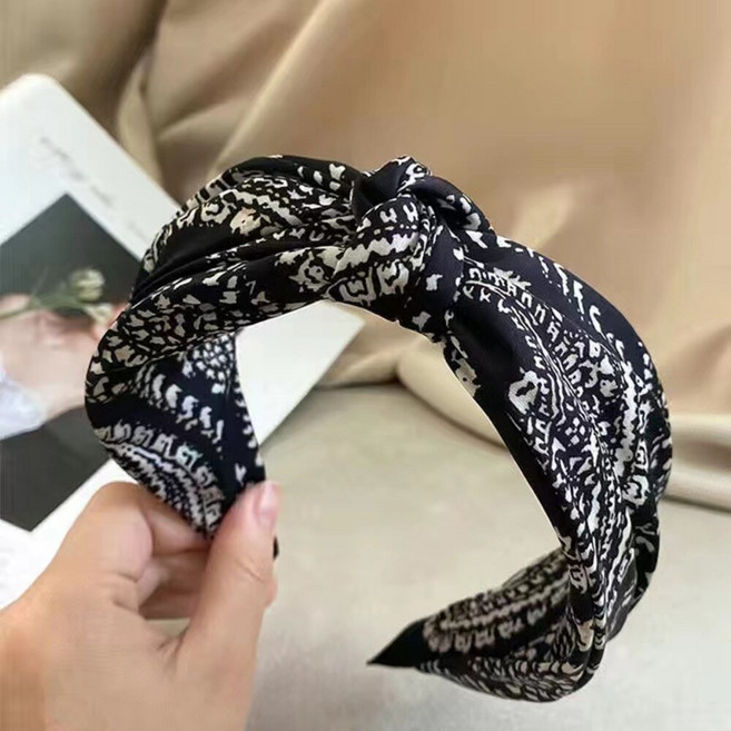 復古法式寬邊髮箍 優雅氣質髮飾