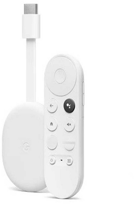 크롬캐스트 CHROMECAST 버전 4세대 스트리밍 스마트 스트리머, 1. 공식 기본 화이트 4K, 1개