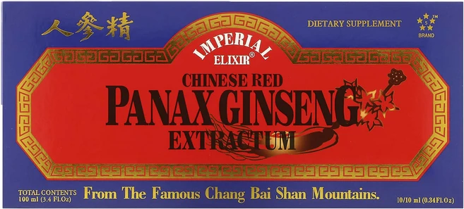 몸관리하세요 겨울입니다 Imperial Elixir 중국 홍삼 추출물 10병 각 10ml(0.34fl oz)(병당 1200mg) 특별관리진행, ImperialElixir중국홍삼추출물10병각10ml0, 10ml - 쿠팡