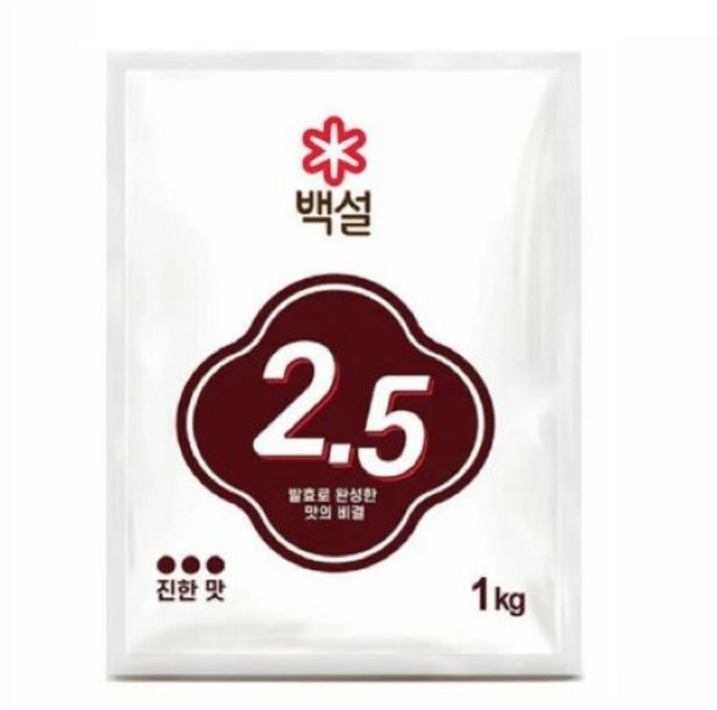 CJ제일제당 백설 발효 조미료 2.5, 10개, 1kg
