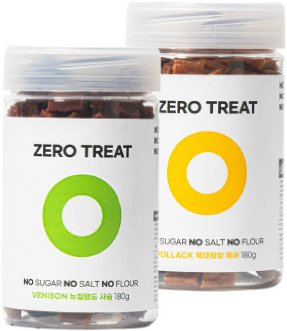 제로트릿 강아지 저칼로리 다이어트 간식, 북어+사슴, 180g, 1개