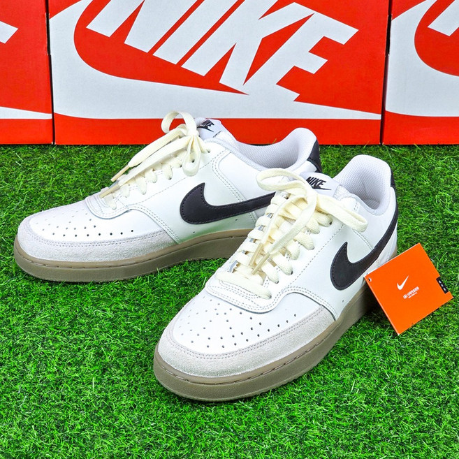 [국내매장] 나이키 운동화 코트 비전 로우 스니커즈 여성 남성 발편한 신발 JCUBE 키링증정