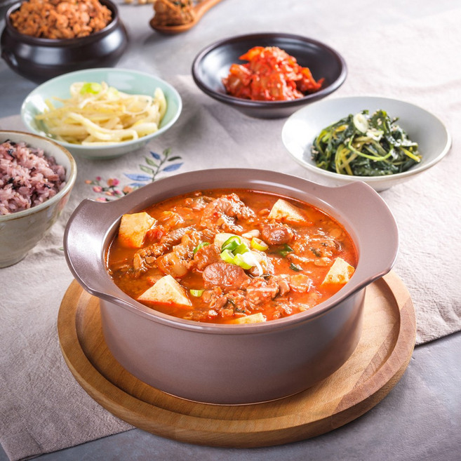 구수하고 깊은 국물 옛날 우거지 청국장찌개, 1개, 715g