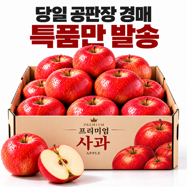 [산지직송] 고당도 당일선별 국내산 감홍 홍로 꿀사과, 1박스, 5kg
