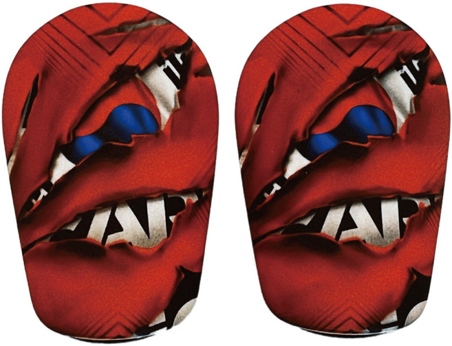 카디오 미니 신가드 정강이보호대 초경량 축구보호대, 태극레드, 1개