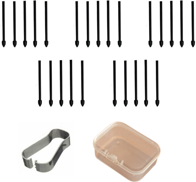 베러고잉 삼성 갤럭시탭 S펜 호환용 펜촉, 블랙, 25개