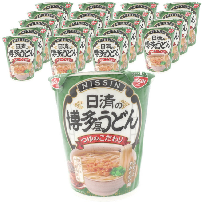 NISSIN 日清 杯裝博多風味烏龍麵, 20入