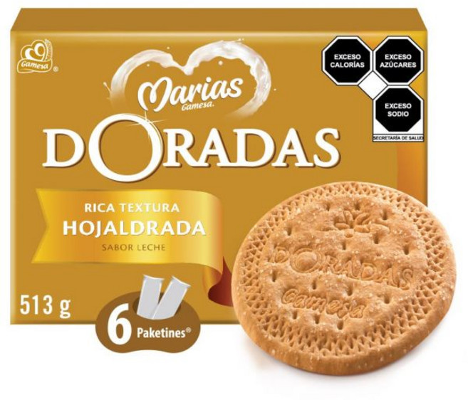 Gamesa 쿠키 비스켓 게임사 마리아스 도라다스. 맛있는 멕시코 전통 크래커 쿠키. 6개 포장 한 박스. 513그램. 점심 간식 캠핑에 적합. 우유 커피 누텔라 잼과 함께 이, Gamesa 쿠키 비스켓 게임사 마리아스 도라다스. 맛, 513g