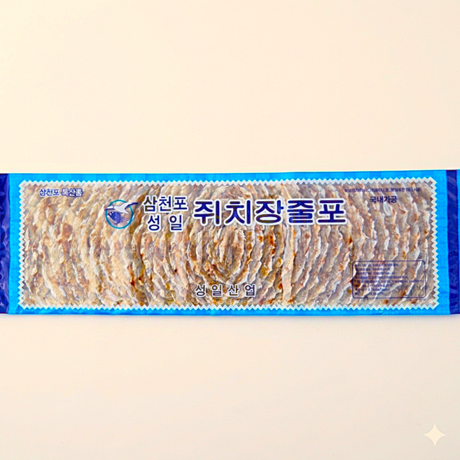 삼천포 장줄쥐포 두꺼운 줄쥐포 긴쥐포 1장 270g 65cm 성일줄쥐포 쥐치장줄포, 1개