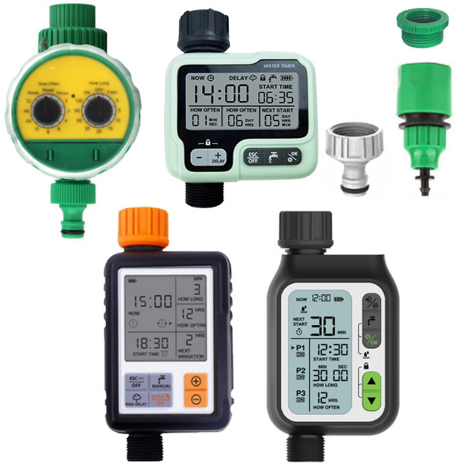 다이모공구 스프링클러 자동 급수 타이머 관수타이머 워터타이머, 1.관수타이머 듀얼(단품), 1개