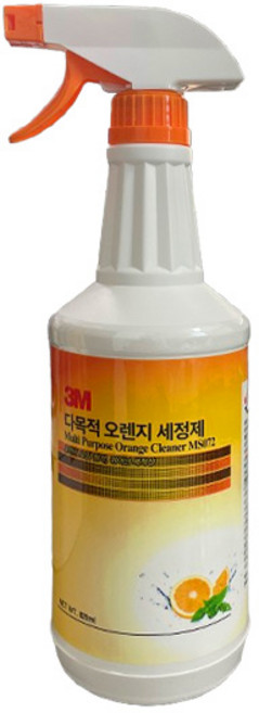 3M 다목적 오렌지 세정제 세척제 MS072, 1개, 820ml