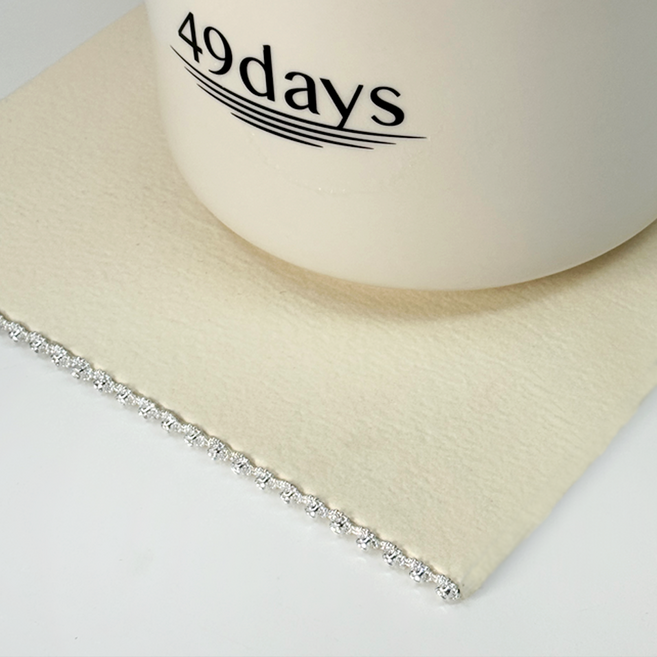 국내제작 49데이즈 납골당 봉안당 바닥 장식 온기매트 추모 성묘 소품 꾸미기, 아이보리