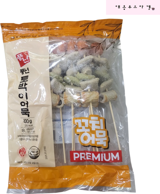 풍년 토박이 모듬 꼬치어묵 800g 10개입 x 10봉, 10개