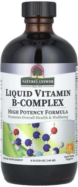 Nature's Answer 액상 비타민B-복합체 귤 240ml(8fl oz), NaturesAnswer액상비타민B복합체귤240ml8f, 240ml - 쿠팡
