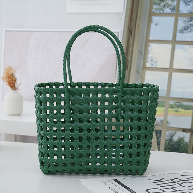 슈비리아 빨대가방 피크닉바구니 라탄백 물놀이가방