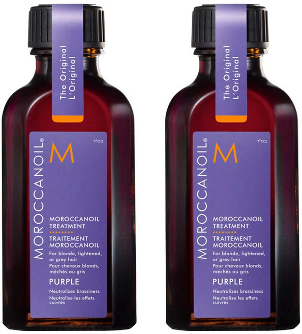 모로칸오일 퍼플 트리트먼트 펌프 포함, 2개, 50ml