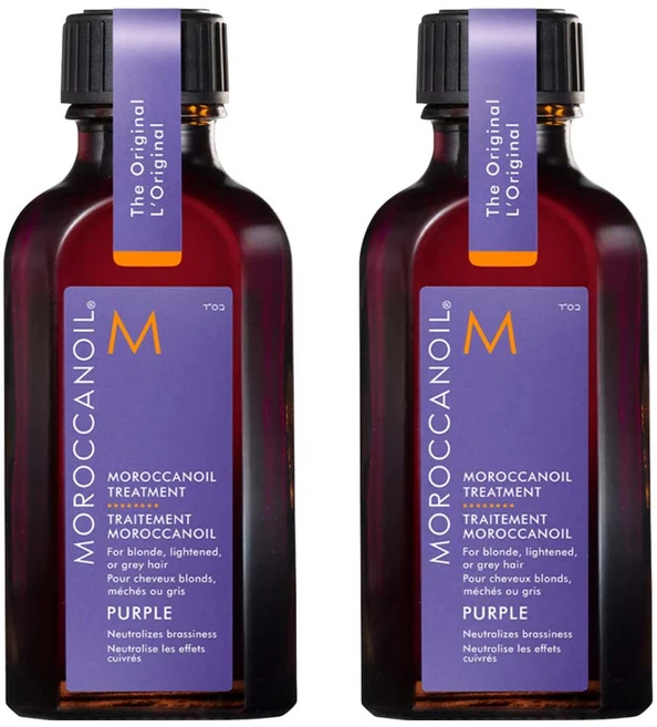 모로칸오일 퍼플 트리트먼트 펌프 포함, 2개, 50ml - 쿠팡