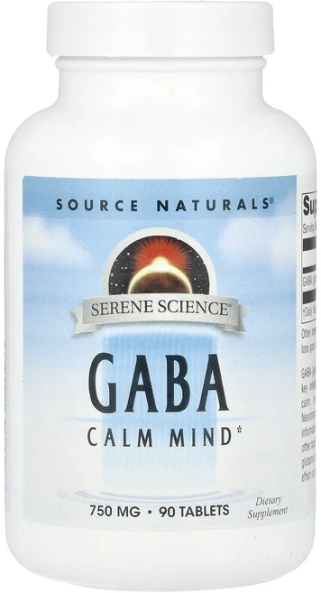 새해 첫좋은선물 Source Naturals Serene Science® GABA 750mg 90정 제대로 할인합니다, SourceNaturalsSereneScienceGAB, 1개 - 쿠팡