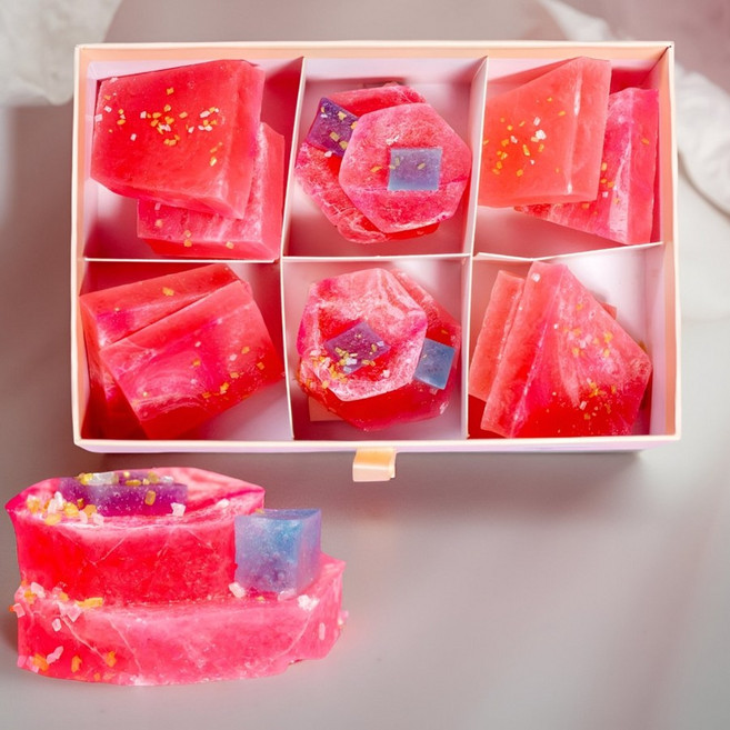 미국 실키잼 실키젬 수박 시트러스 핑크 감귤 10개입 수제 사탕 캔디