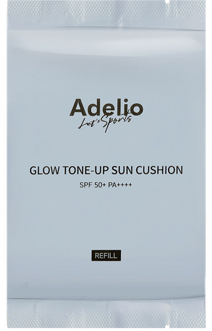 아델리오 글로우 톤업 선쿠션 리필 SPF50+ PA++++, 1개, 25g
