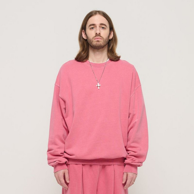 카고브로스 CB IN PIGMENT VER.2 SWEATSHIRT PINK