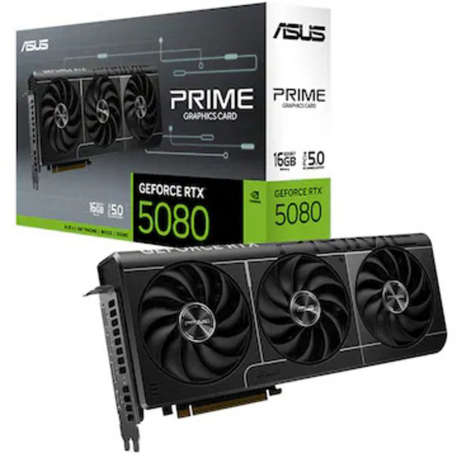 ASUS PRIME 지포스 RTX 5080 D7 16GB 대원씨티에스