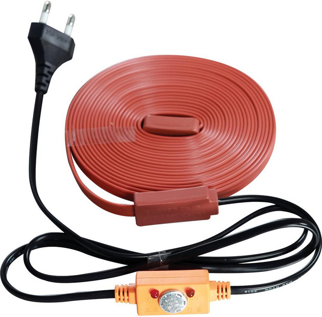 우주전열 동파방지열선 센서형 1m~30m 히팅케이블 감는열선 수도열선 전기열선 수도동파방지히터, 1개