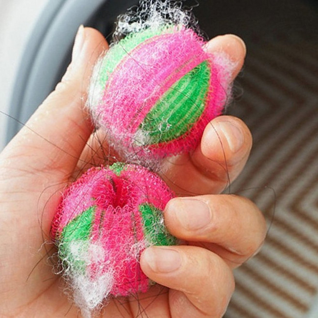 세탁기 먼지 제거 콩알 통돌이 드럼 세탁볼 찌꺼기 청소, 1개, GFarm  세탁볼 6p 2세트