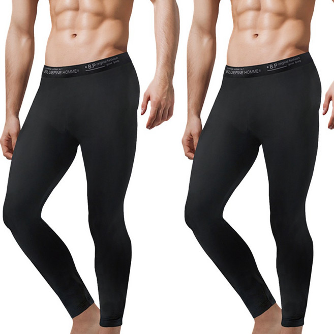 블루핀 한미 남성용 빅사이즈 고급 아웃밴드 기모타이즈 2P