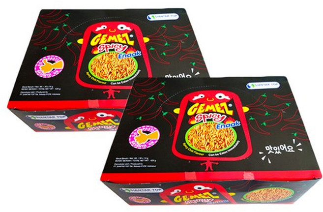 게메즈 에낙 스파이시 라면과자, 14g, 60개