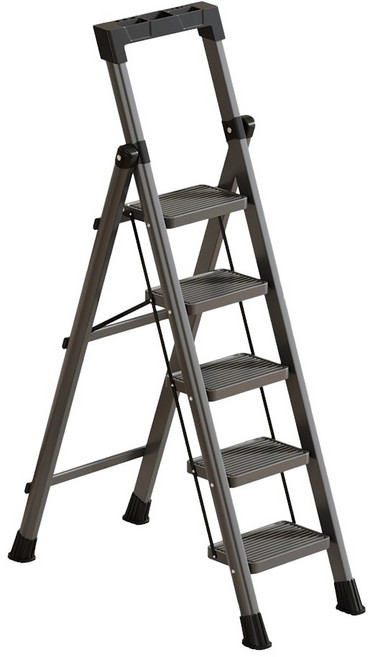 全鋼摺疊人字梯 家用梯 加厚碳鋼防滑梯 3/4/5/6步梯, 1個