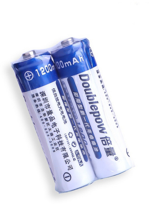 1200mAh 環保快充循環充電電池, 1個, 倍量3號充電電池-兩顆, 2個裝