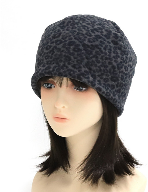 캡조아 국내제작 레오파드 호피 따뜻한 플리스 후리스 가을 겨울 남자 여자 남녀공용 스트릿 패션 비니 모자