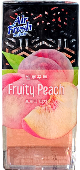 에어후레쉬 젤로포트 방향제 본품, 120g, 2개, Fruity Peach 후르티 피치