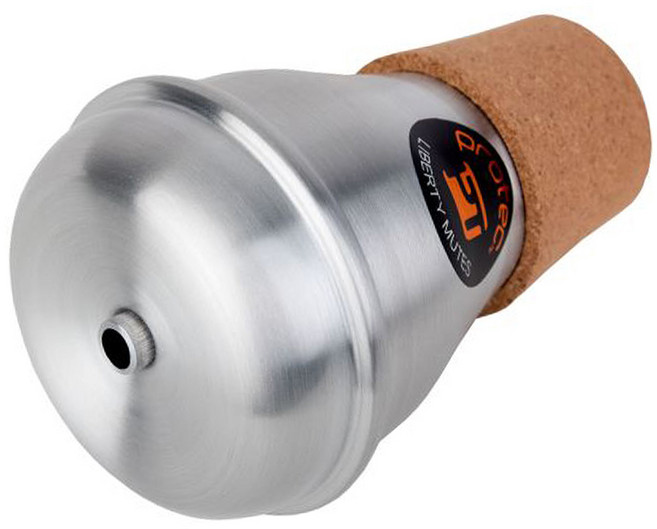 프로텍 트럼펫 뮤트 리버티 ML-203 컴팩트 웜업 연습용 약음기 소음기 PROTEC ML203 Trumpet, Silver, 1세트