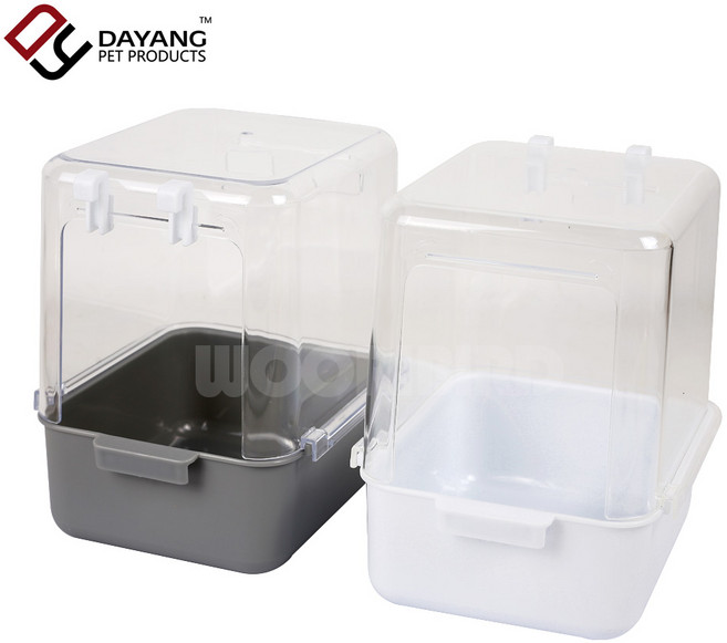 다양 내외부겸용 앵무새 욕조 5201 애완조 잉꼬 핀치 새목욕통, 1개